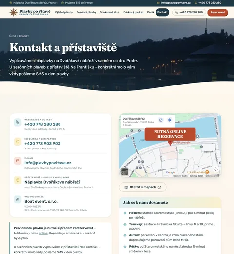 Plavby po Vltavě