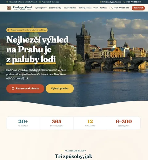 Plavby po Vltavě